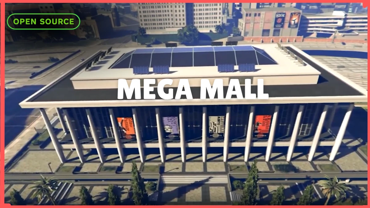 Mega Mall V2 MLO FiveM | 3-Floor Shopping Mall | Open Source